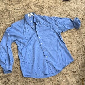 Men's Blue Button-Down Shirt